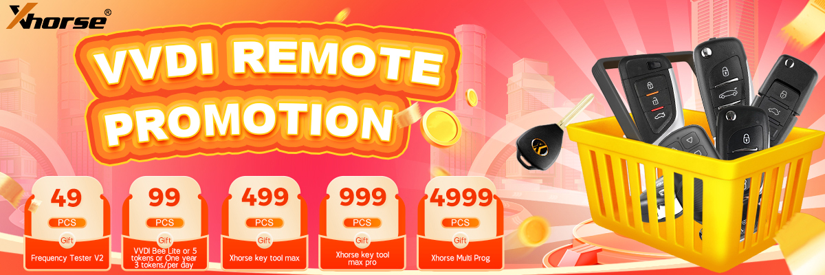 Xhorse vvdi remotes promotion right now!
