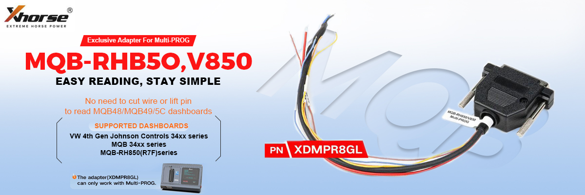  Xhorse XDMPR8GL MQB RH850 V850 Adapter for Multi Prog