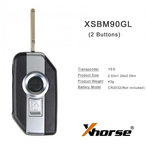 In stock Xhorse XSBMM0GL BMW Motorcycle XM38 Key with Shell for VVDI2 and Key Tool Plus