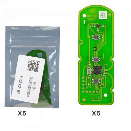 XHORSE XZMZD6EN Special PCB Board Exclusively for Mazda Models 5pcs/Lot