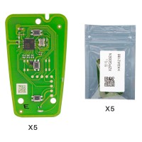 XHORSE XZPG00EN Special PCB Board Exclusively for Peugeot Citroen DS 4A KeylessGo Smart Key 5pcs/Lot
