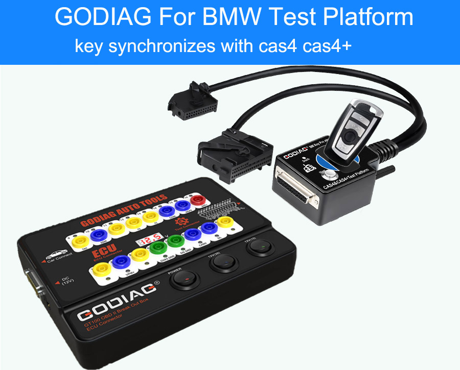 GODIAG GT100 OBD II Break Out Box ECU Connector and CAS4 Test Platform