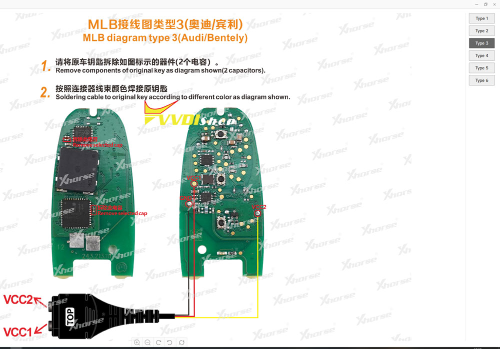 vvdi mlb tool wiring diagram type 3