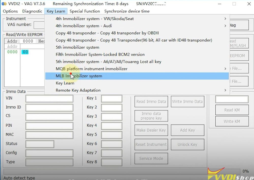 how to add key mlb with vvdi mlb tool and vvdi2 11